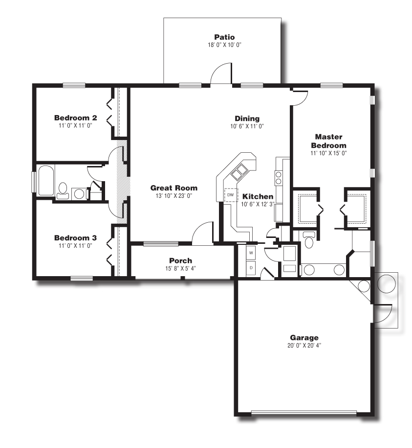 The Cedar Key Home Layout
