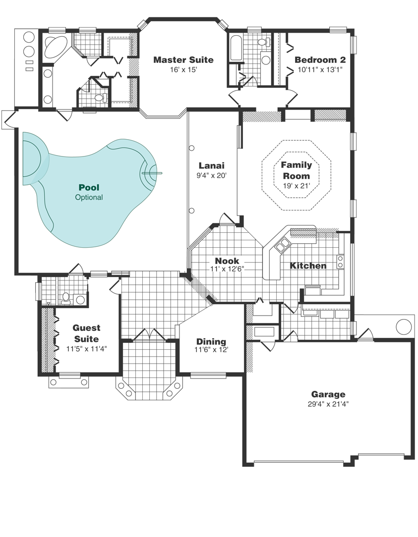 The Grand Bahama Floor Plan